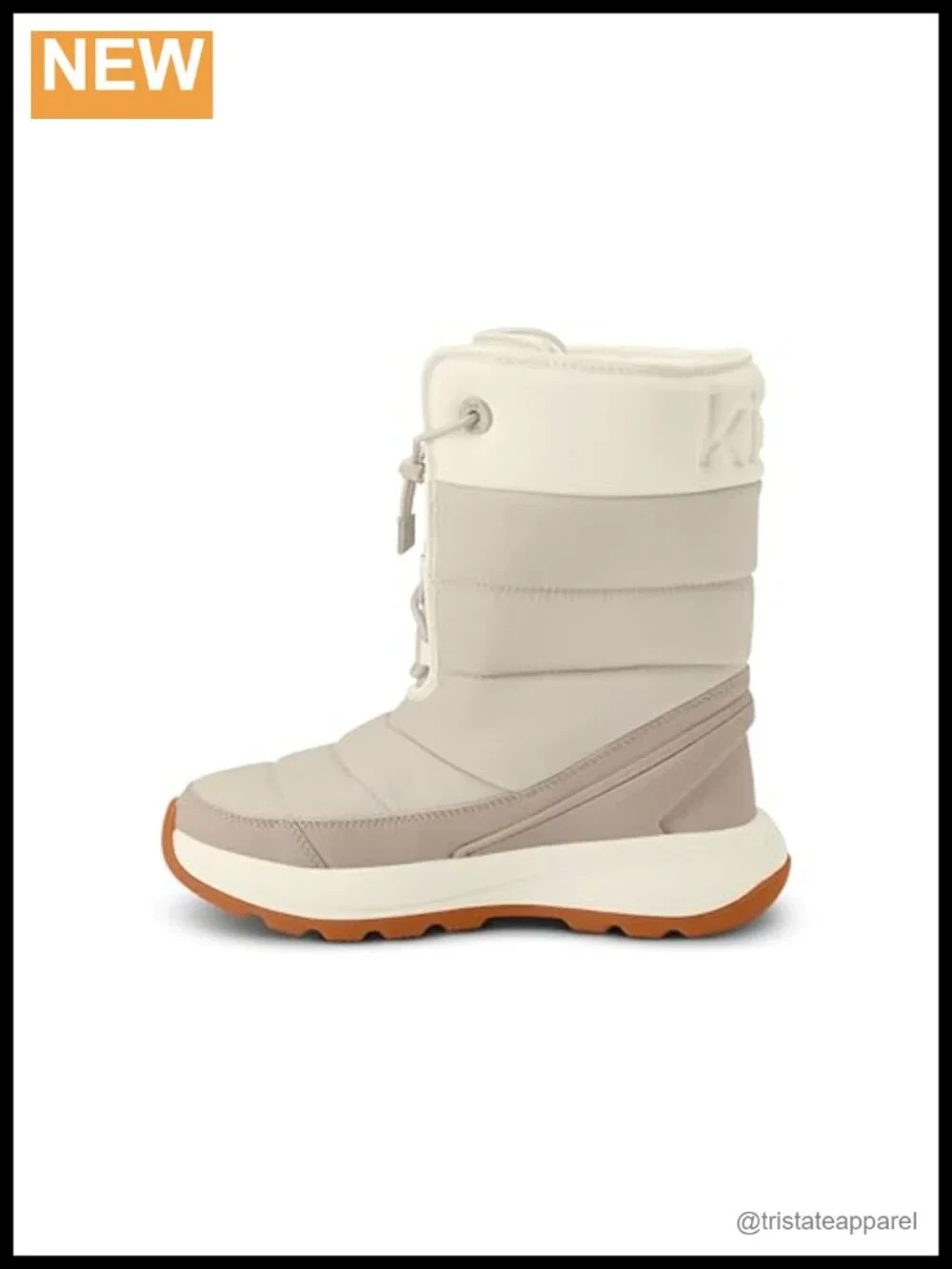 Women's Faux Fur Lined Slip On Snow Boots, Hands-Free Winter Booties with